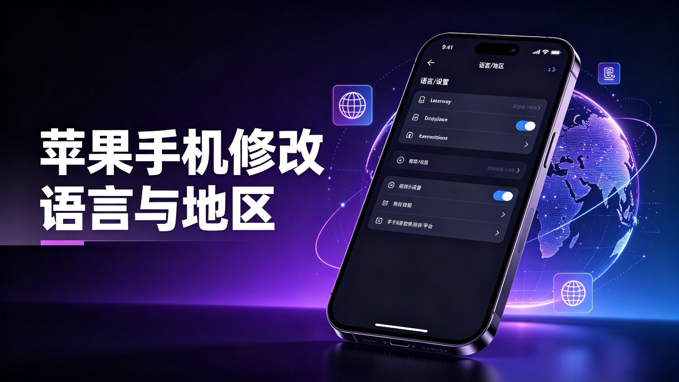 苹果手机修改语言与地区