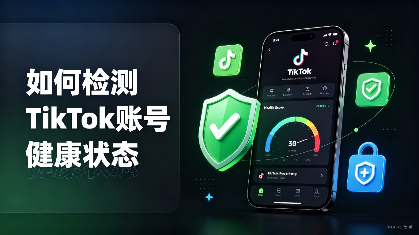 如何检测TikTok账号健康状态